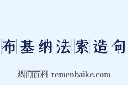 布基纳法索造句是什么意思的图片